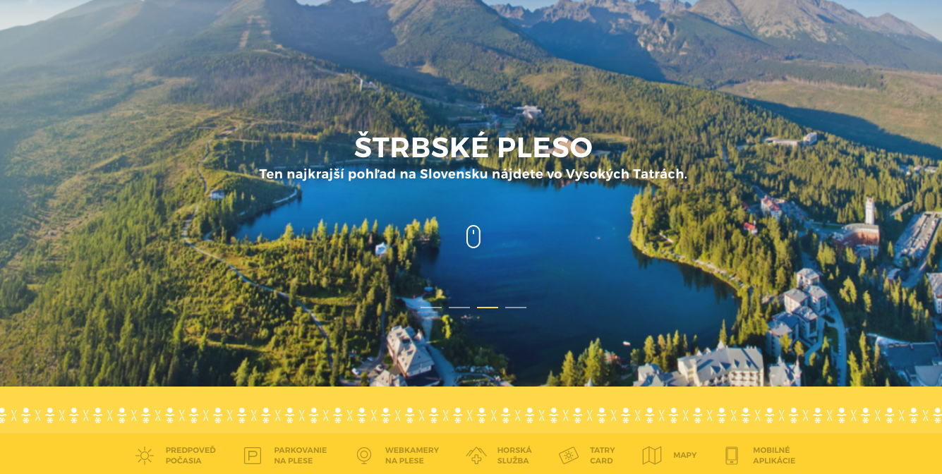 Štrbské Pleso has a new website